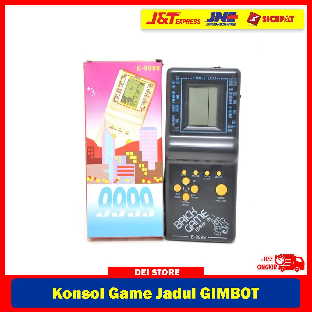 Konsol Game Jadul Gimbot / Mainan Anak Game watch / Mainan Brick Game