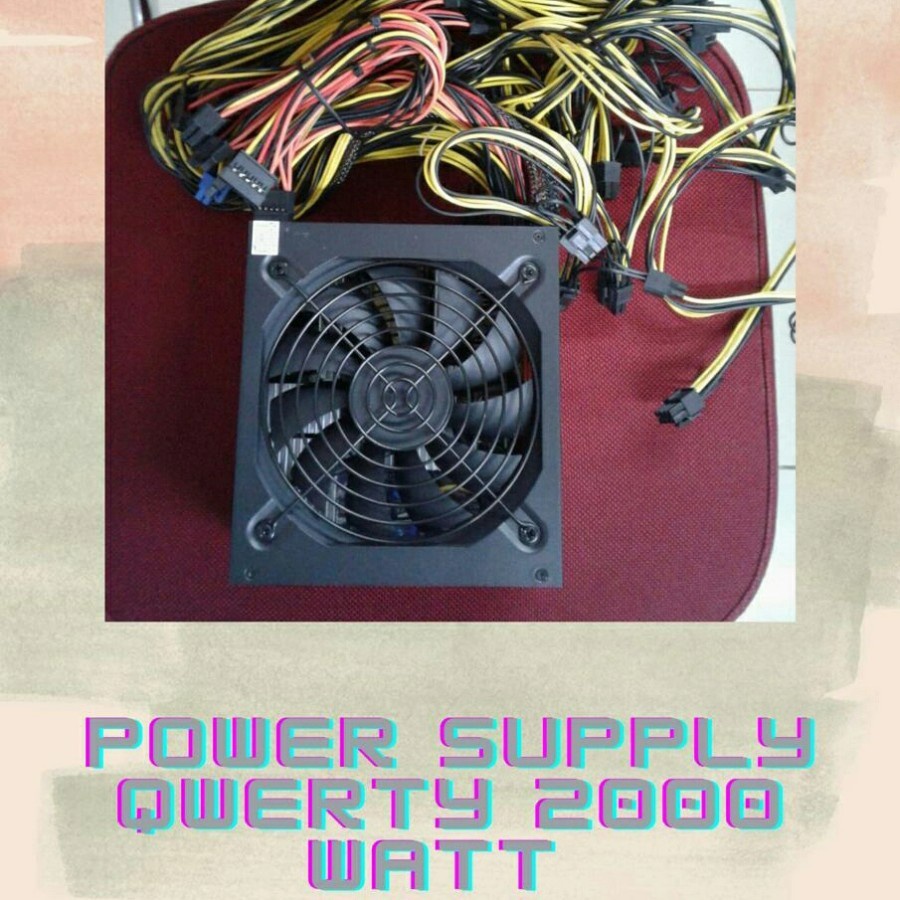 Power Supply Qwerty 2000Watt - PSU Bitcoin 2000W - PSU 2000Watt Qwerty For Mining