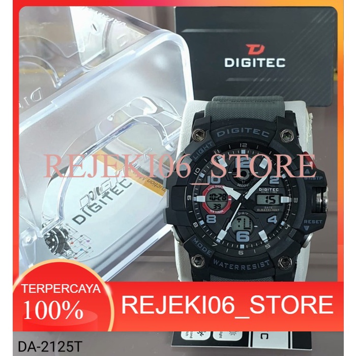 Jual Jam Tangan Digitec Pria Rubber DA2125T DA-2125T BGY-4W