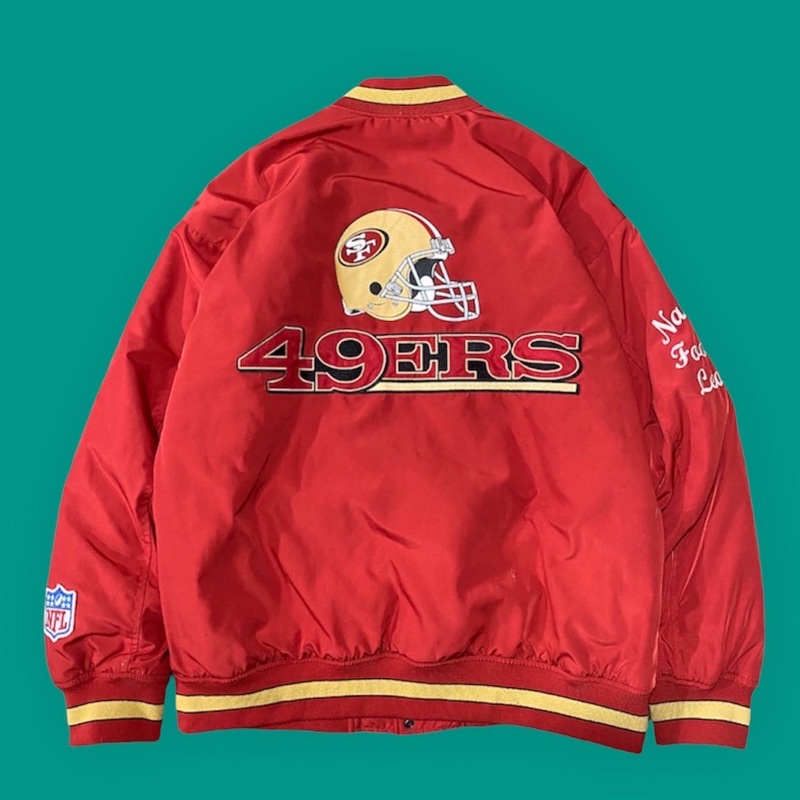 jacket varsity nfl second 49ers san francisco