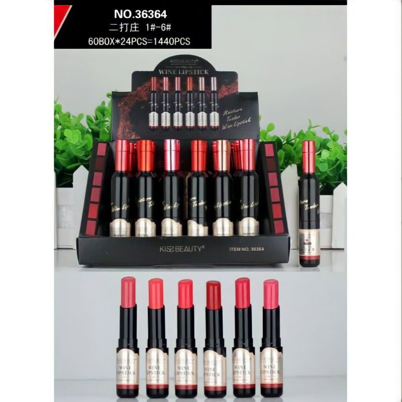 PROMO!!!LIPSTIK WINE MATTE KISS BEAUTY 36364