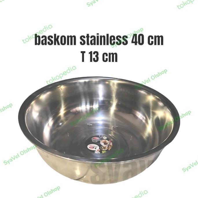 hanya disini] baskom stainless 40 cm besar