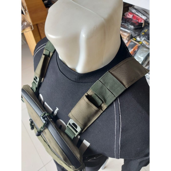 Tas Dada Tactical Chest Bag Cordura Tas Dada Waterproof Chestbags Tas Selempang Dada CREAM