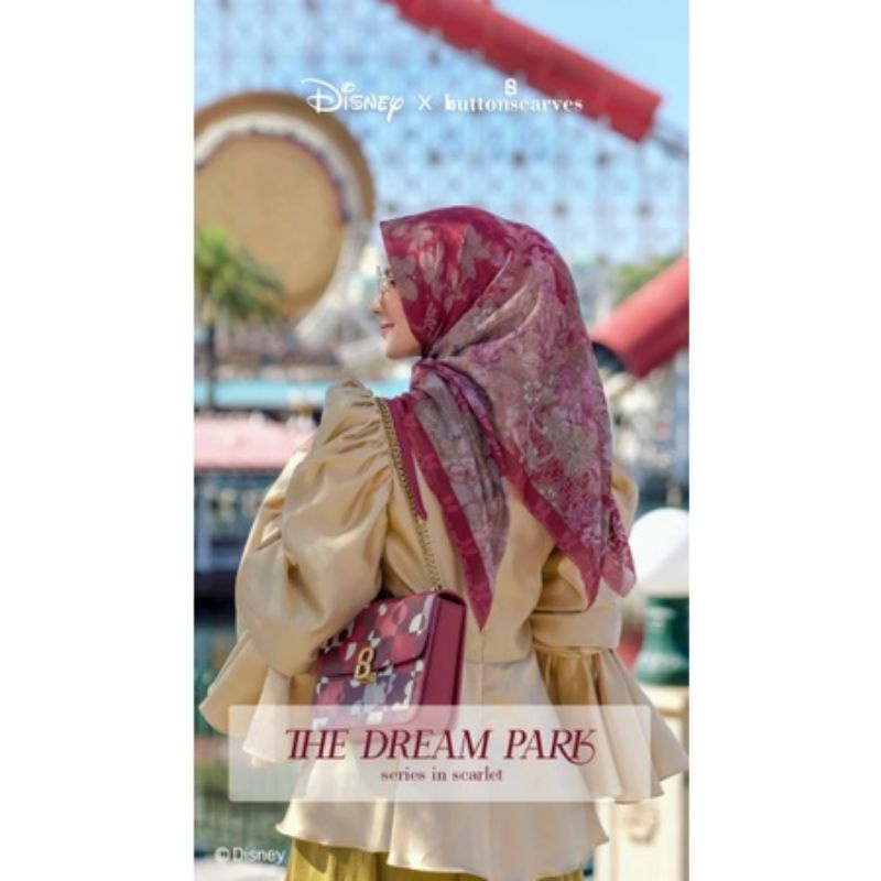 dream park buttonscarves/ buttonscarves dream park/buttonscarves scarlet /dream park scarlet / dream