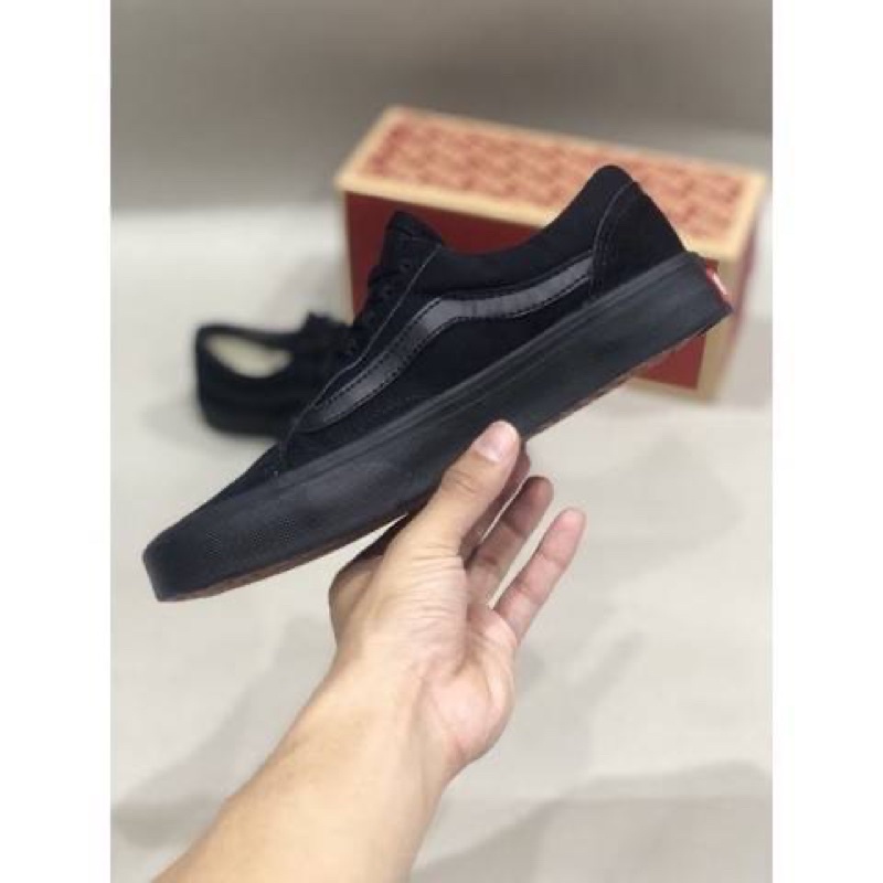 Vans old skool all black waffle IFC shoes mans n womens kasut pria