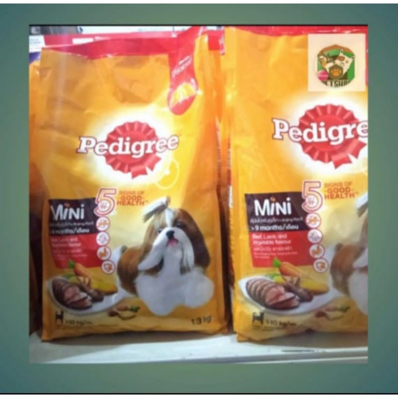 Pedigree Small Breed 1,3kg / Pedigree Mini / Makanan Anjing Kering dryfood Untuk anjing