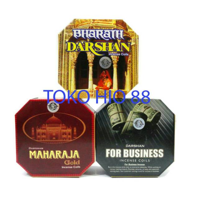 Hio Lingkar / Lilit / Coils India Merk Darshan Incense Aromateraphy