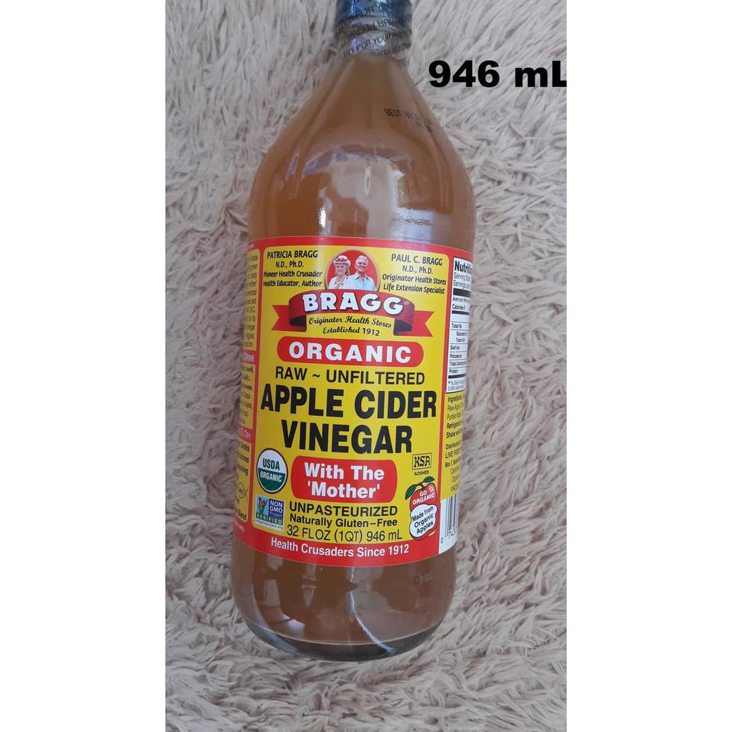 

Bragg Apple Cider Vinegar 946 Ml / Cuka Apel Organic Raw Unfiltered