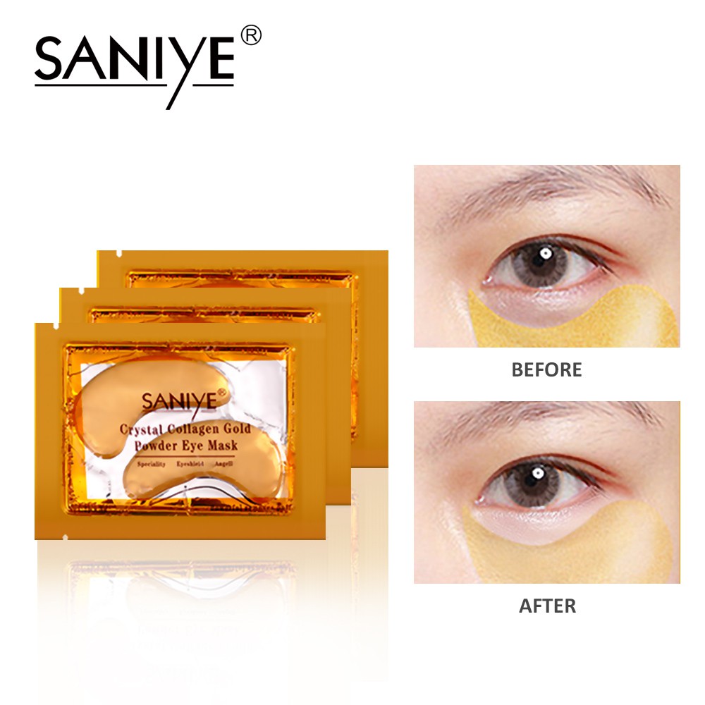 SANIYE  Eye Mask Masker Mata Kantong Eye Mata Panda Collagen Gold Crystal EM001