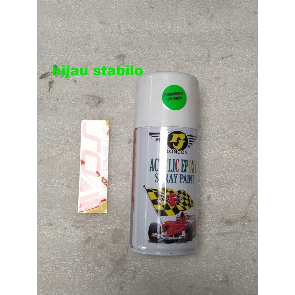 

CAT KALENG SEMPROT PYLOX MERK RJ 300CC STABILO HIJAU STABILO