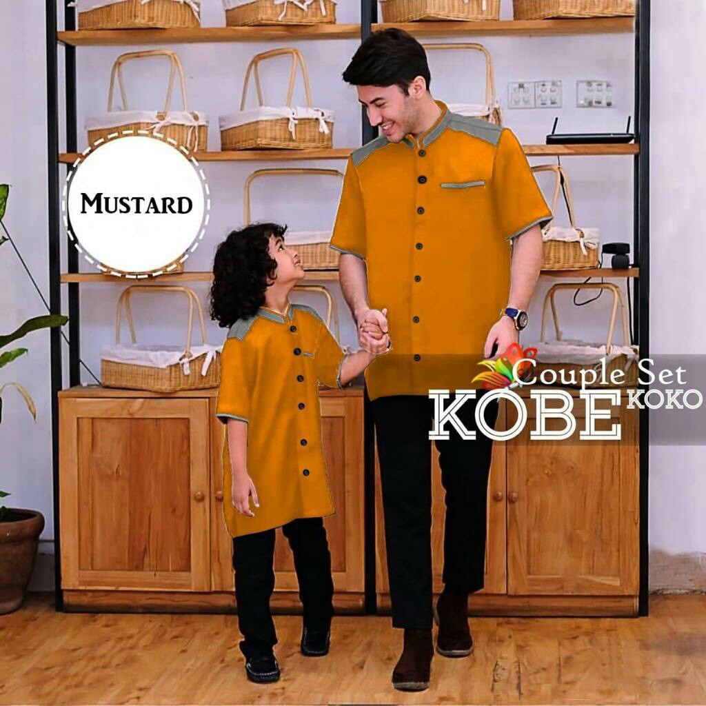 Couple Ayah&amp;Anak Kibos - Pakaian Pria - Baju Muslim Terbaru