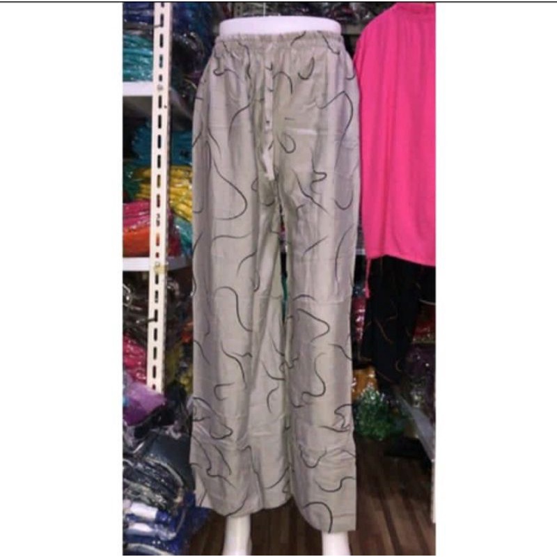Celana Kulot Motif Cacing