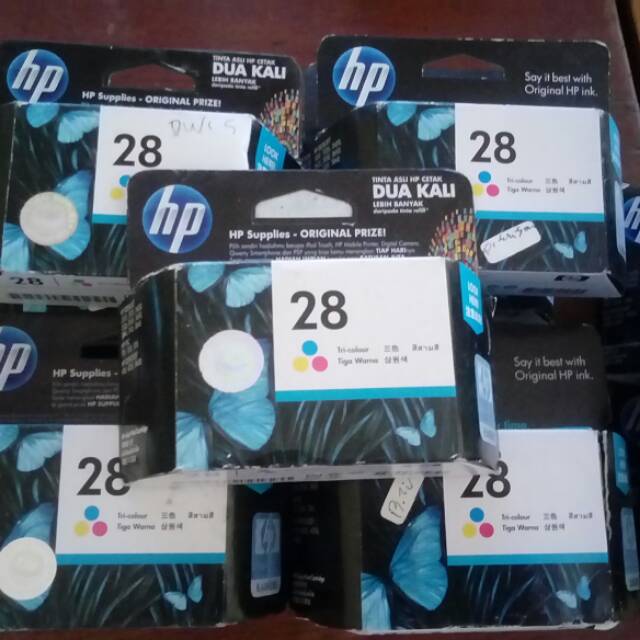 Tinta hp 28 color original segel