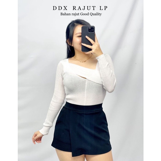 MDLV ~ BG DDX RAJUT LP // BAJU RAJUT // ATASAN LENGAN PANJANG RAJUT // FASHION WANITA