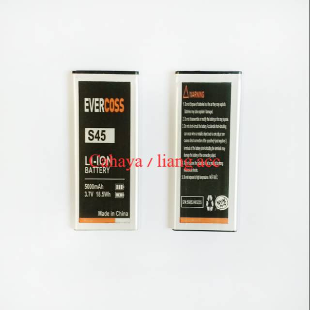 BATERAI EVERCOSS S45 BATTERY