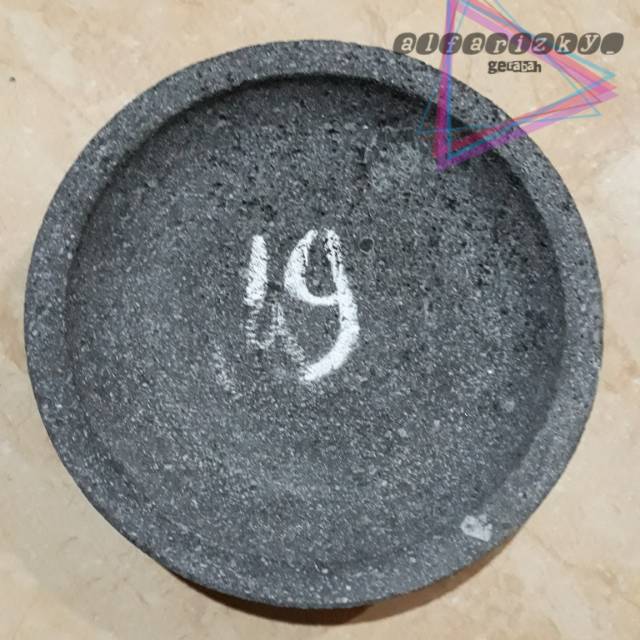 Cobek batu  - cobek batu asli - cobek sambal - cobek penyet