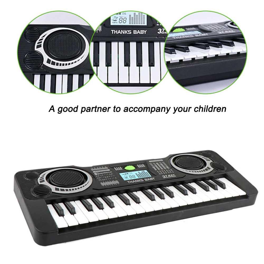 JinLeZhi Organ Piano Anak Musical Keyboard 37 Keys - PD880