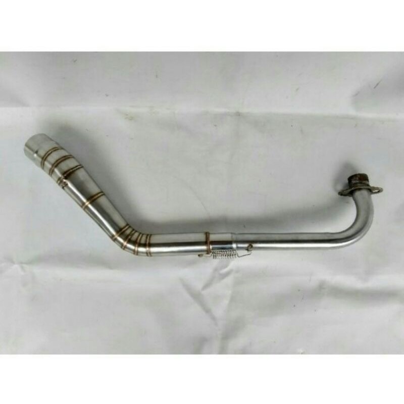 knalpot header pipa leher bebek GTX tril Jupiter z Vega Shogun