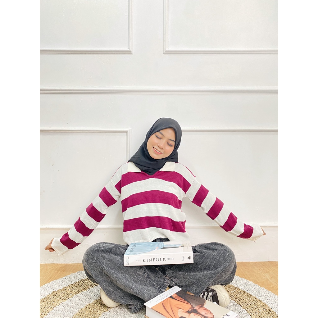 Sweater Fuji Crop / Crop Viral Rajut