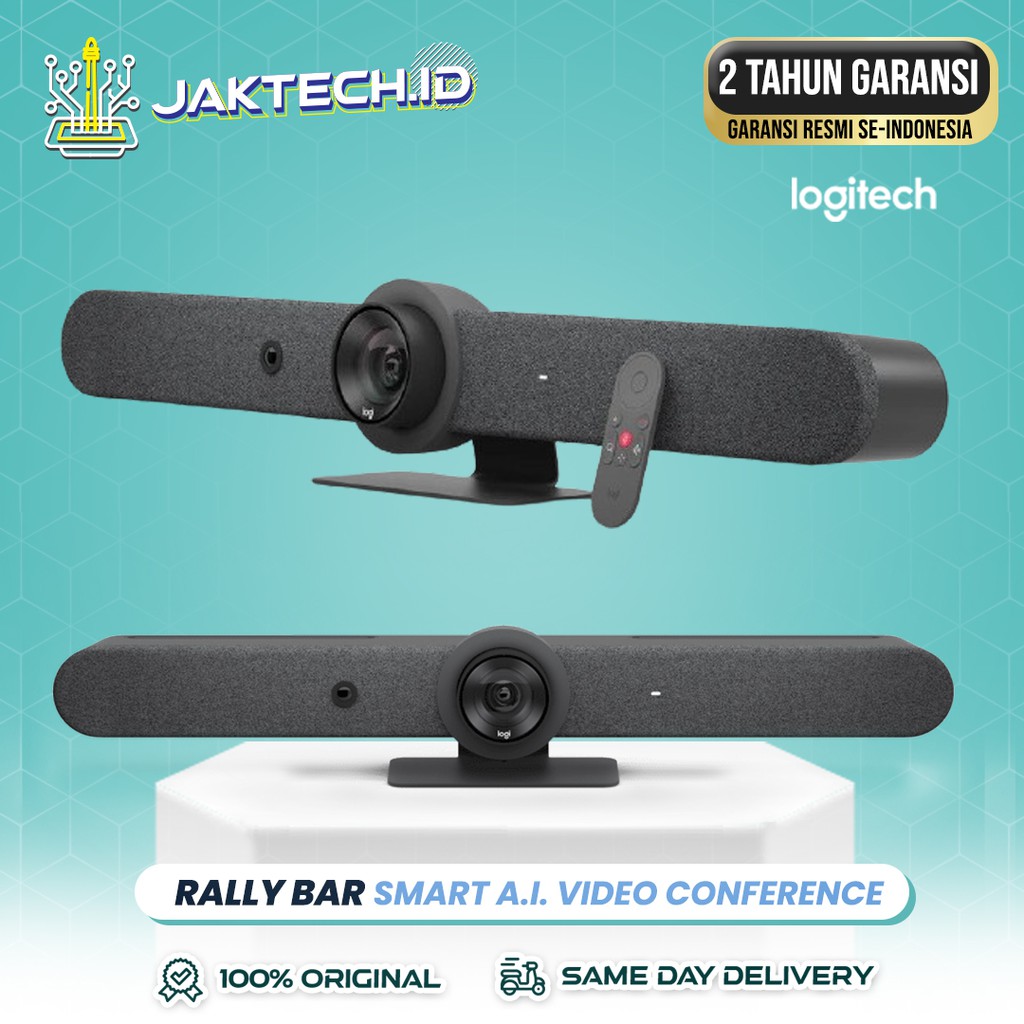 Logitech Rally Bar Smart Conference Cam  Webcam GARANSI RESMI