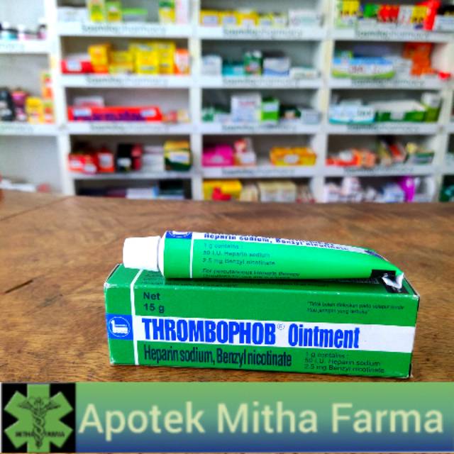 Jual Thrombophob Ointment Salep Obat Memar Dan Nyeri Shopee Indonesia