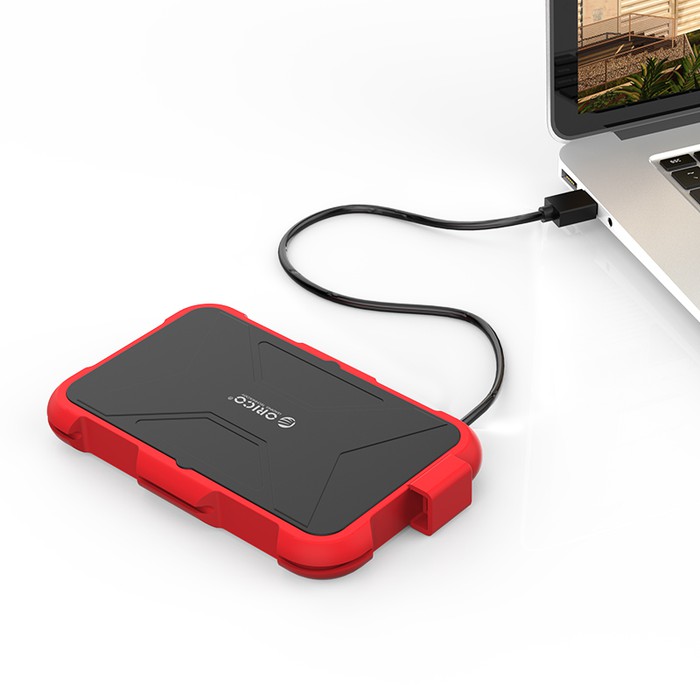 ORICO 2769U3 red silica gel 2.5Inch Triple-Protection HDD Enclosure