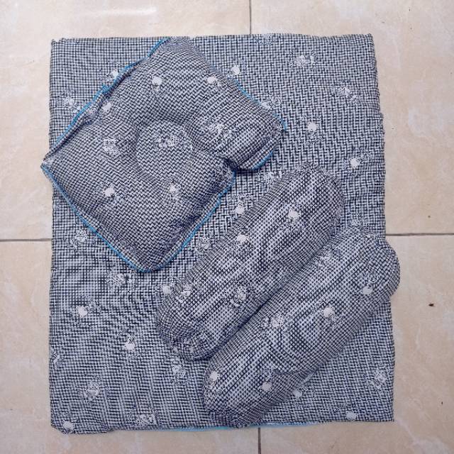 Set Kasur Bayi Murah Motif Kotak