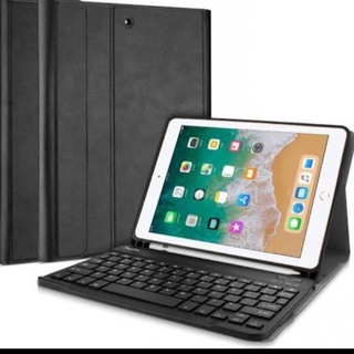 SK-01 Samsung Galaxy Tab A8 2022 10.5 Inch X205 Keyboard Case Wireless Bluetooth Leather Flip Cover Sarung Keyboard Pen Slot Bahan Silikon