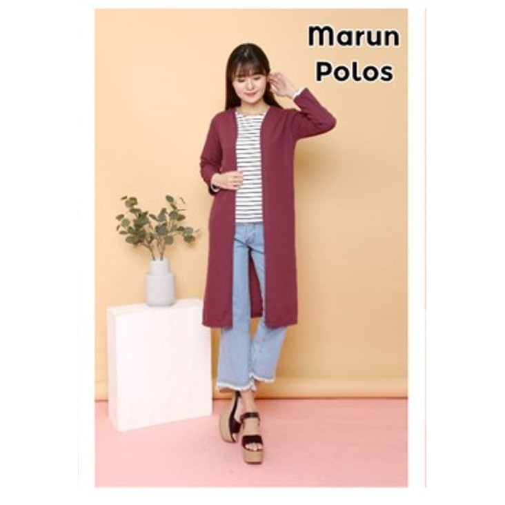 Chamele Long Cardigan Callie Wanita Outerwear Wanita Panjang