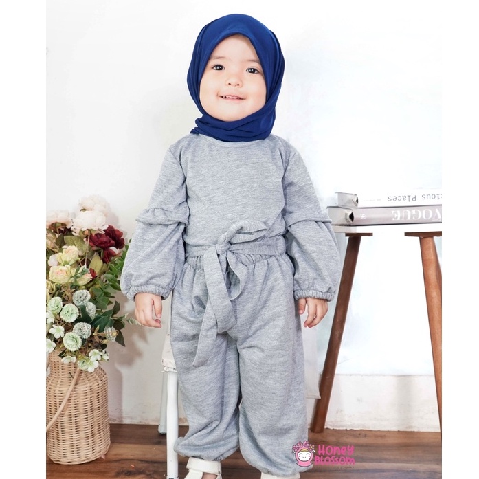 Baju One Set Anak Perempuan Cantik Alika Series usia 0_5 Tahun / Baju Muslim Anak