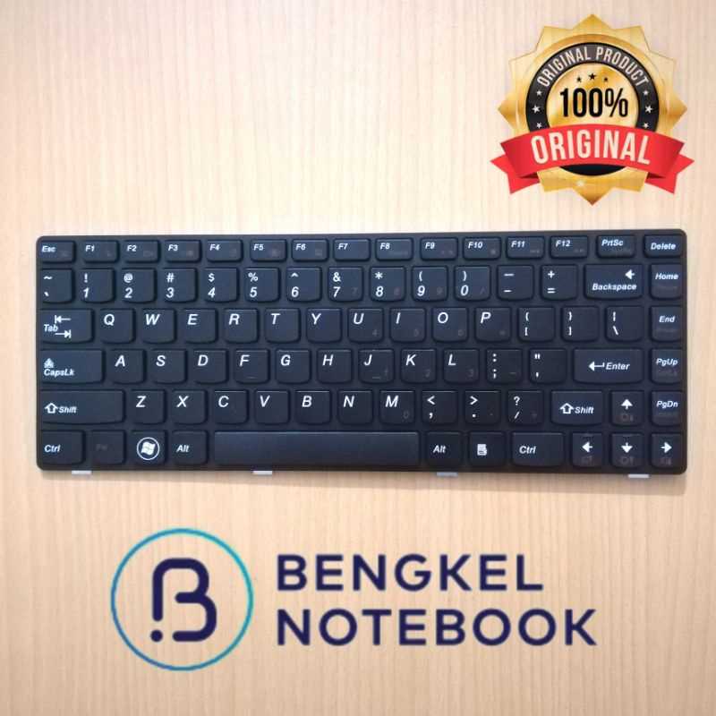 Keyboard Laptop Lenovo Ideapad B470 G470 G470AH G470GH G475 B475 Z370 Z470 B490 V470C Hitam / Black