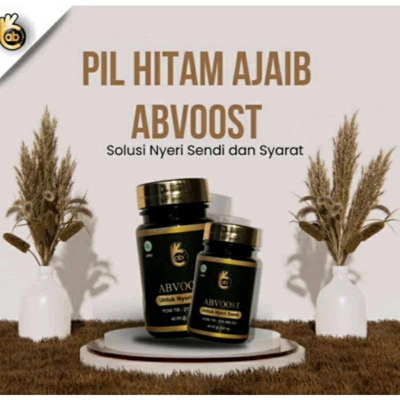 ABVOOST PIL HITAM AJAIB / BIO VOOST / NEO BOOST - 1 Botol isi 40 PIL ORIGINAL AB3