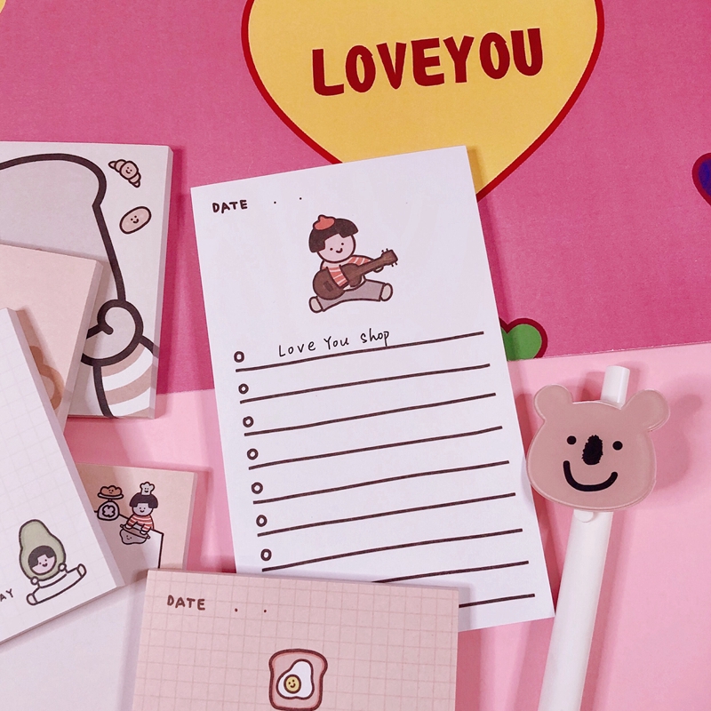 Notebook Desain Kartun Lucu Gaya Korea