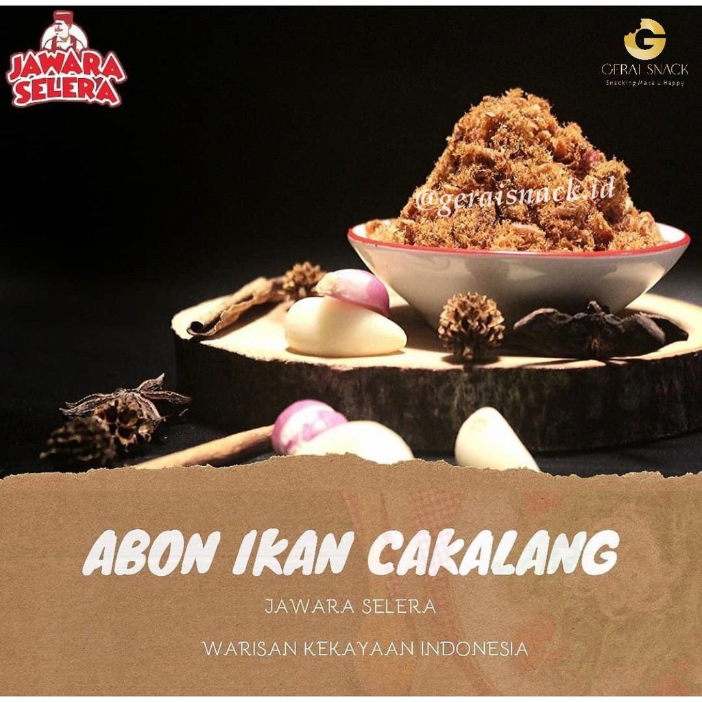 Abon Ikan Cakalang Jawara Selera Rasa Original Home Made (90gr)