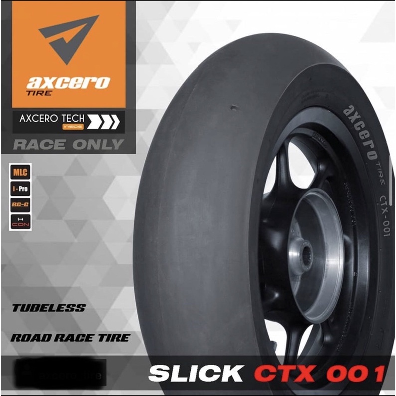 Ban Scoopy, Vespa, Mini GP - Axcero CTX-001 120/490-12 Tubeless