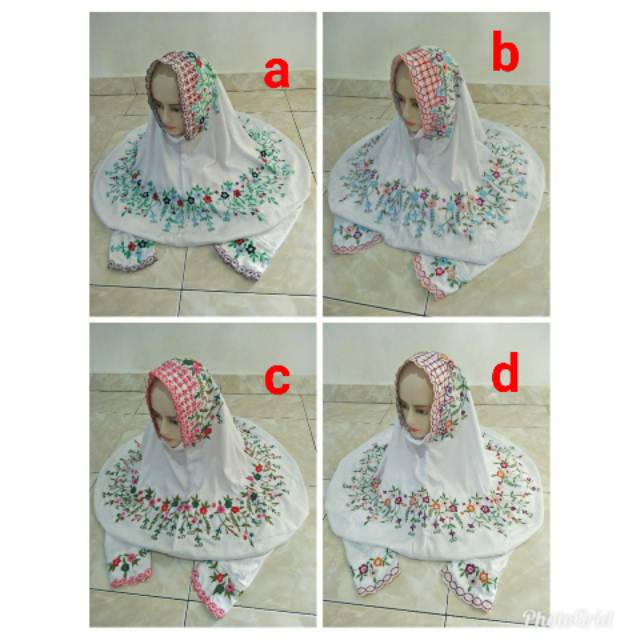 Mukena terusan semi sutra