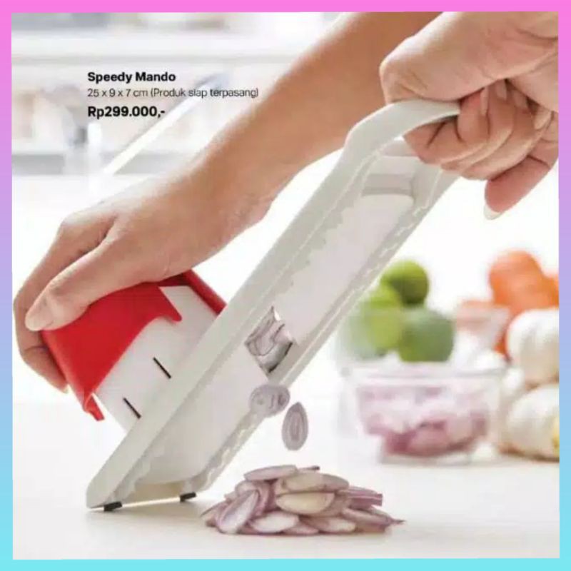 Tupperware alat iris / pengiris bawang / keripik kentang promo