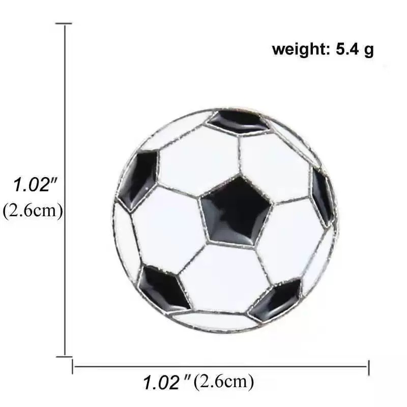 Pribadi in Trendi basket sepak bola bros lencana kartun olahraga pin serbaguna pakaian pria dan wani