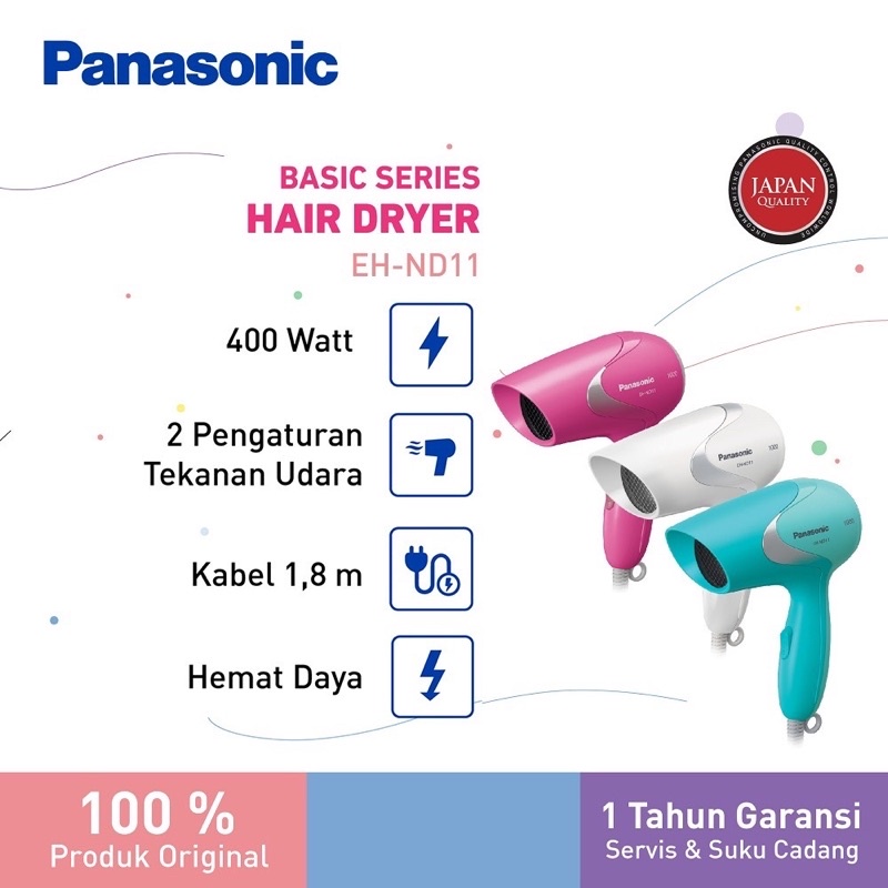 Panasonic hair dryer 400 watt