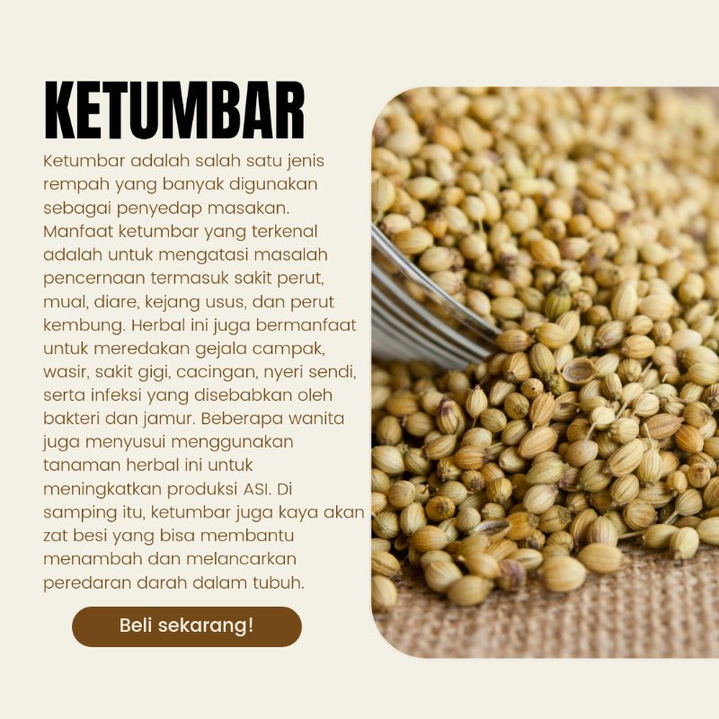 

KETUMBAR 1kg