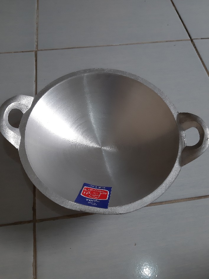 Kuali Wajan Penggorengan Aluminium Super Cap Tiga Aaa 11 Inch 25 Cm