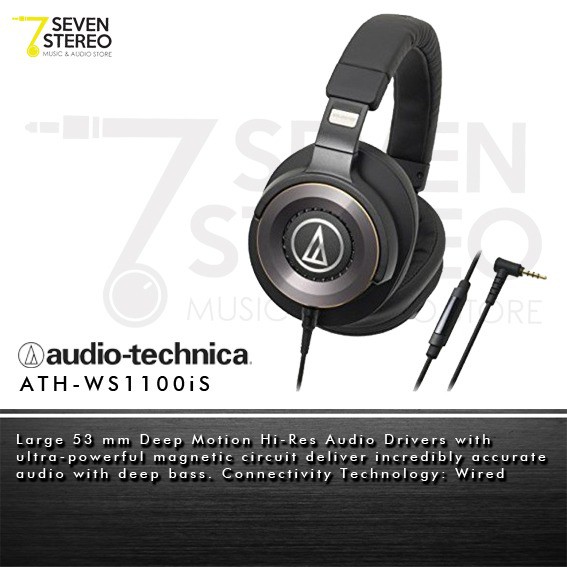 Audio Technica ATH WS1100is Bass Headphone