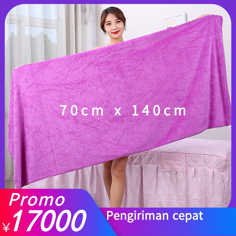 Handuk mandi dewasa murah 70cmx140cm / handuk pola beruang / handuk sehat