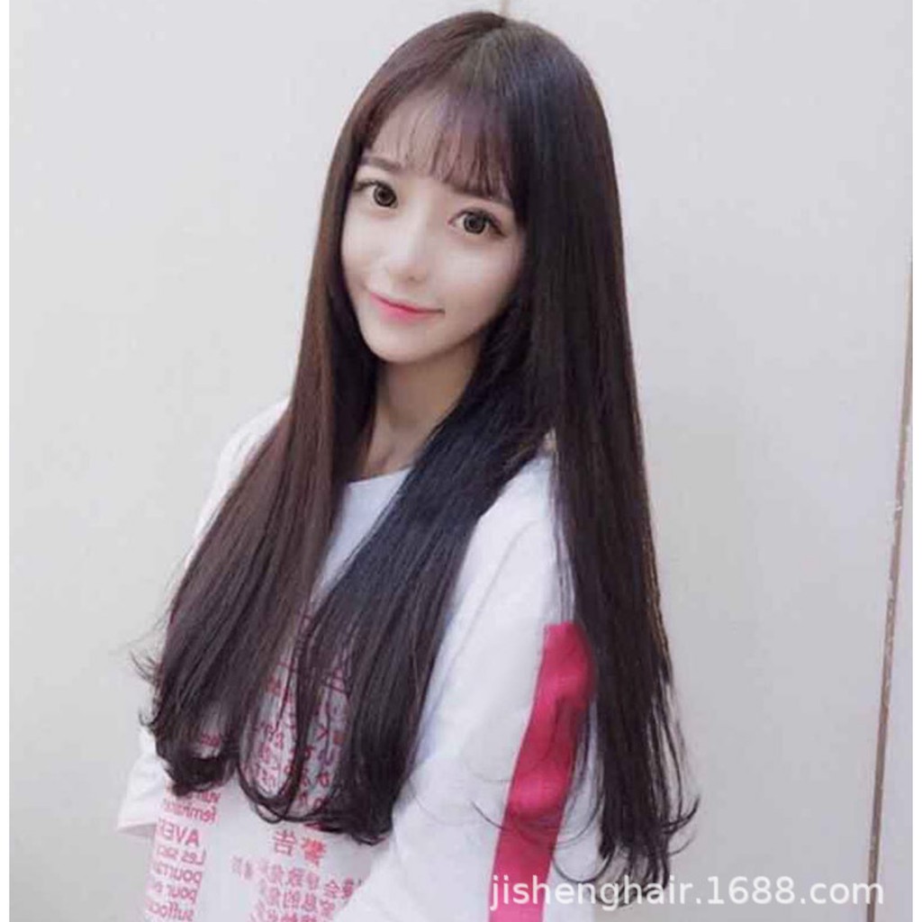 WDA-09 wig daily lolita rambut palsu panjang straight lurus