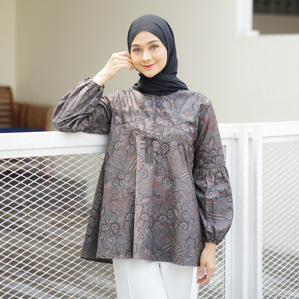 FITTINGROOM11 Blouse Batik - Hani Blouse New