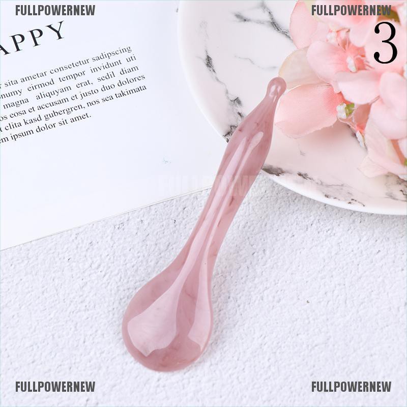 [COD] Flid Natural Rose resin GuaSha Pijat Alat Wajah Gua Sha Papan Pijat Tubuh [HB]