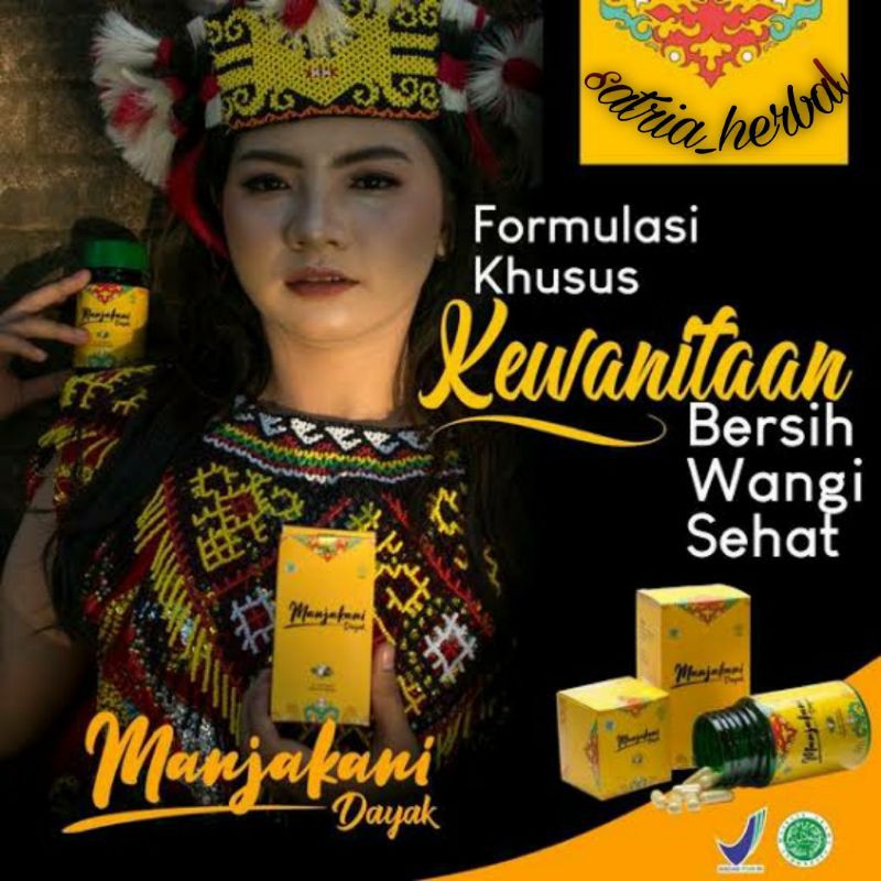 MANJAKANI DAYAK - Manjakani Dayak ORI Manjakani Obat Herbal Atasi Keputihan Asli Original Alami BPOM