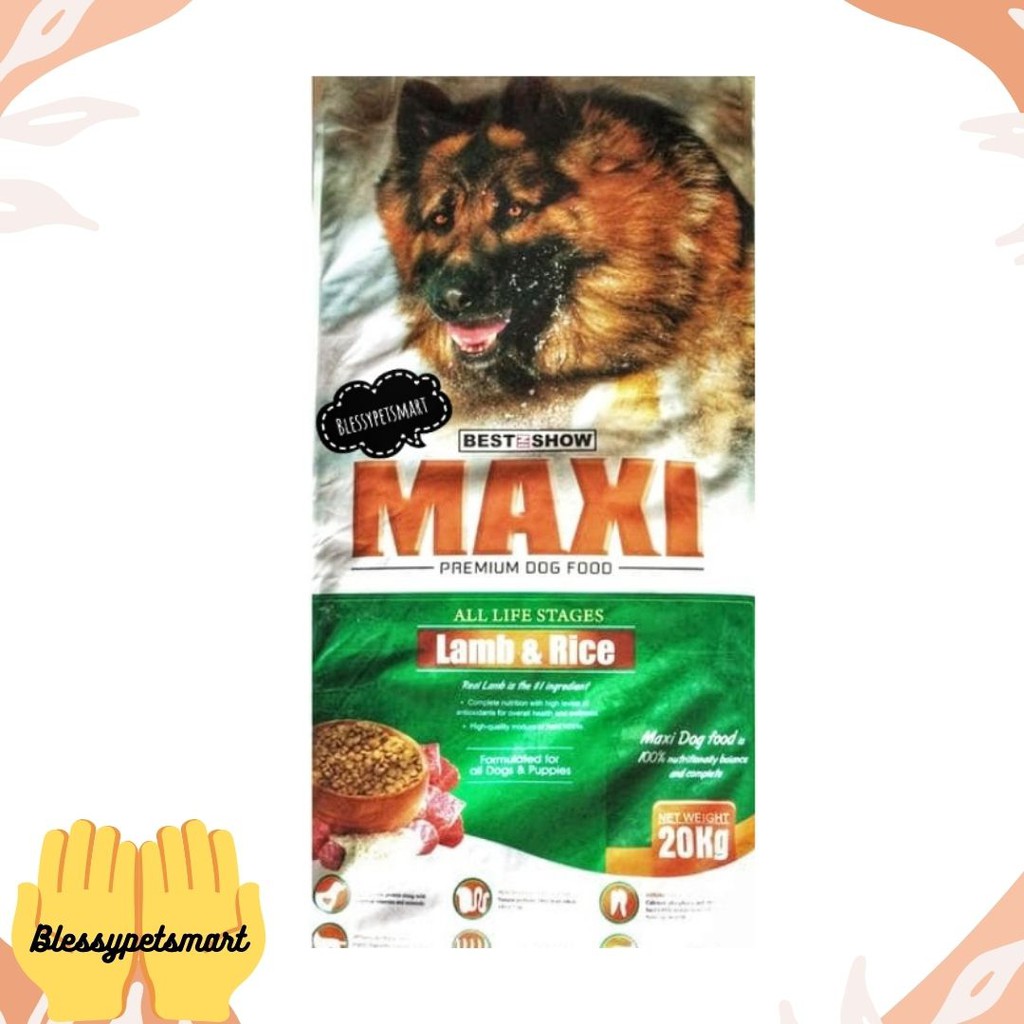Maxi dog 20kg makanan anjing maxi dog food 20kg
