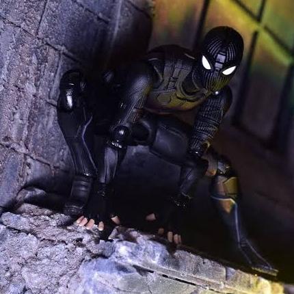 SHF Spider-Man Spiderman Stealth Black Monkey Far From Home Figure