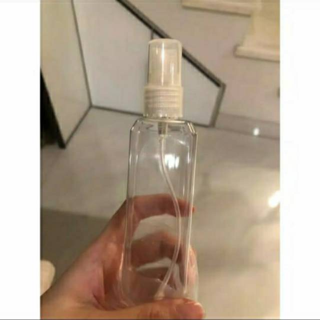 Botol Spray PET Plastik 100ml Natural Botol Plastik Spray Botol Parfum Spray Plastik PET